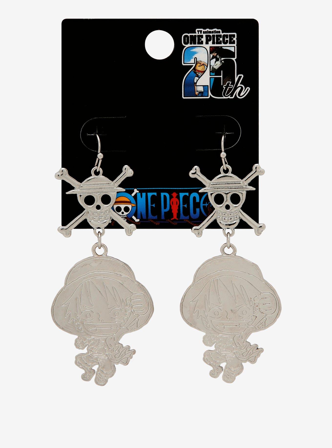 One Piece Monkey D. Luffy Figural Earrings - BoxLunch Exclusive