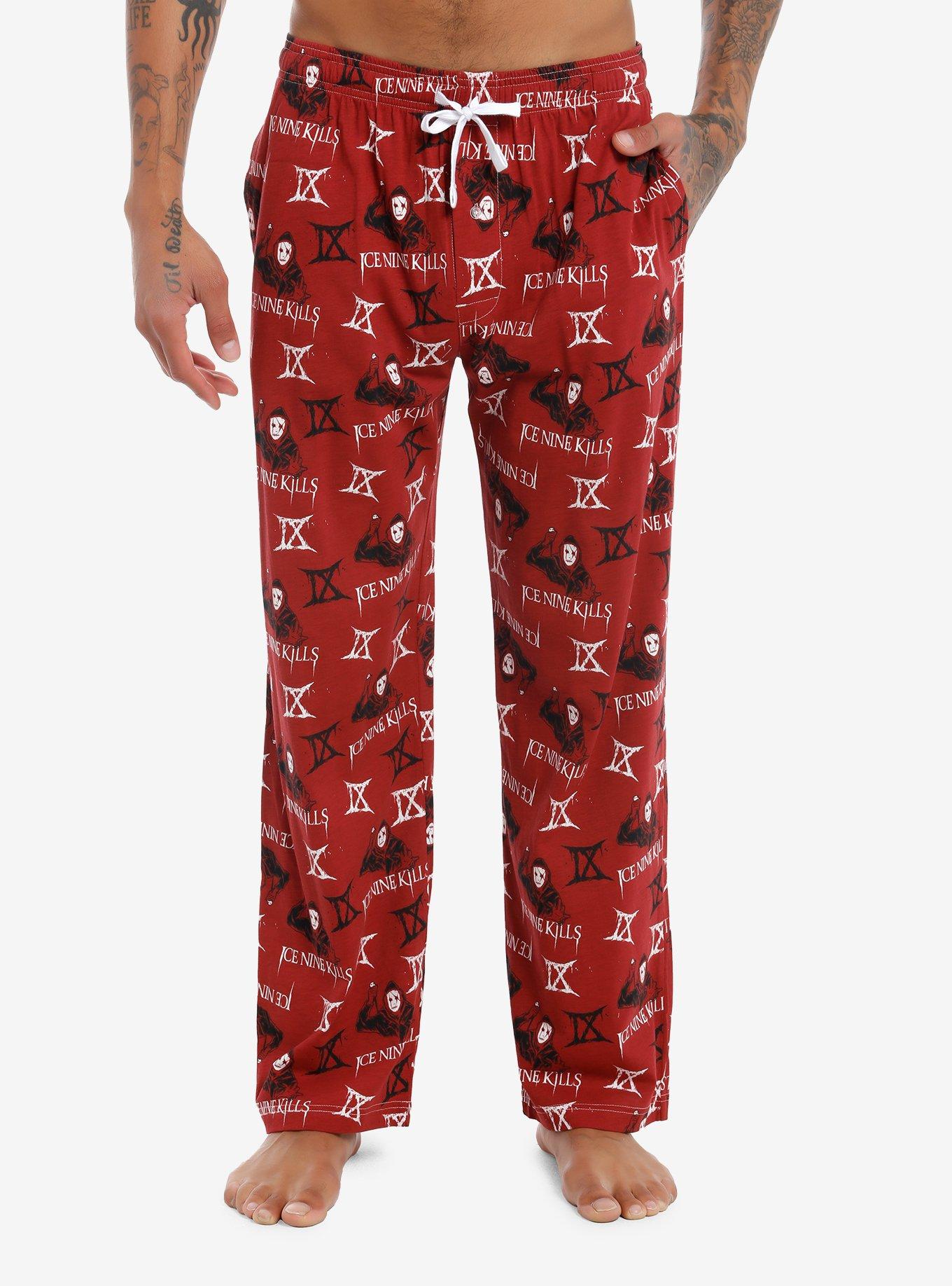 Ice Nine Kills Logo Slasher Pajama Pants, , hi-res