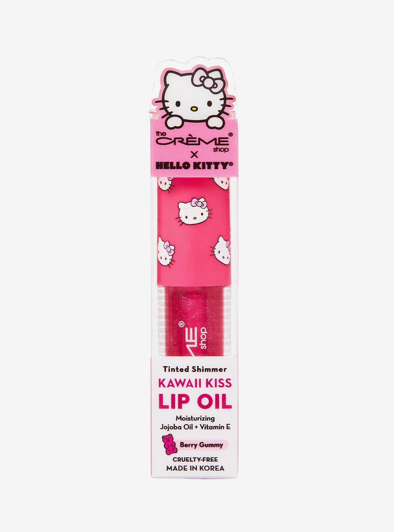 Crème Shop Sanrio Hello Kitty Kawaii Kiss Berry Gummy Tinted Shimmer Lip Oil