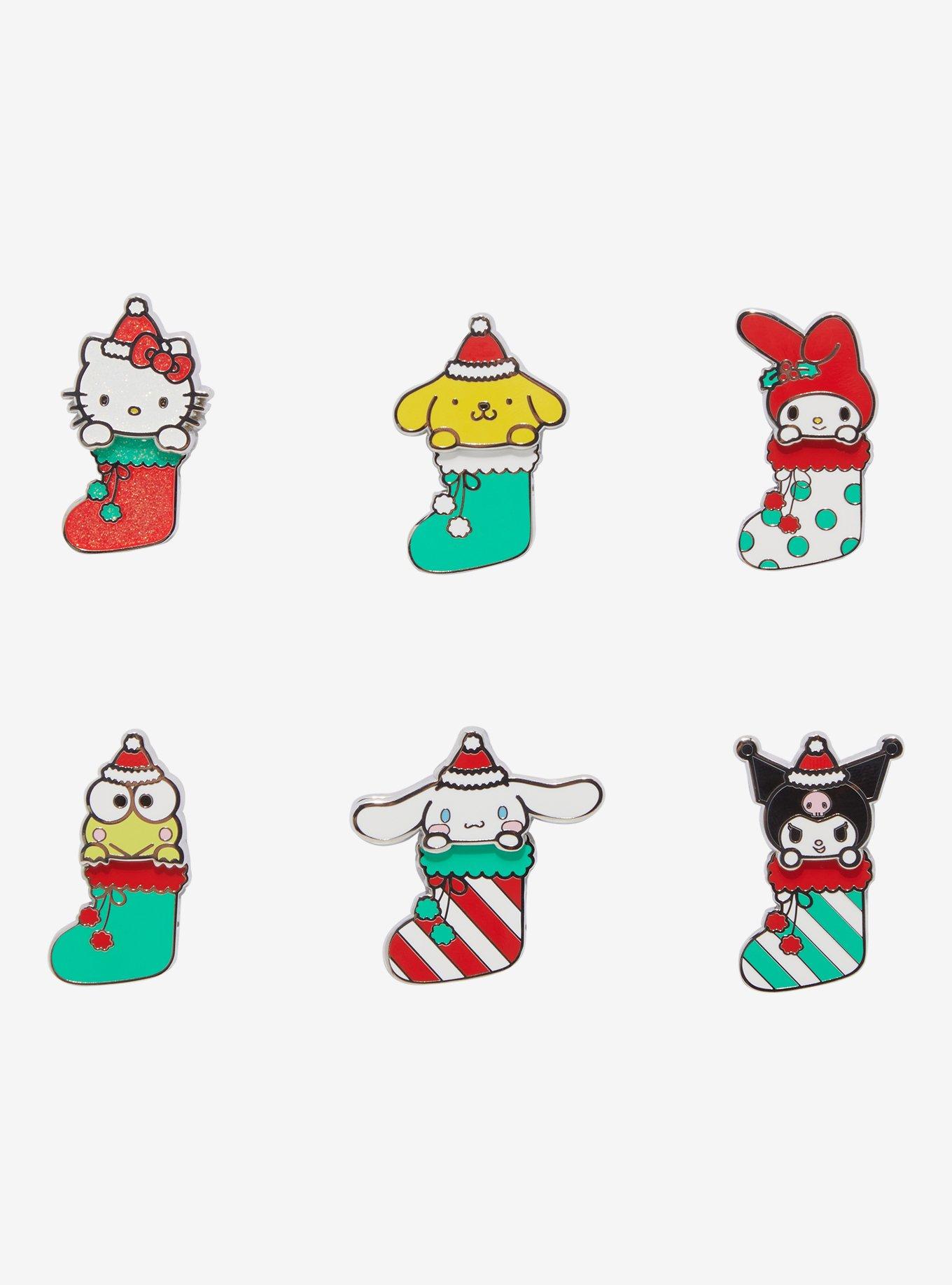 Loungefly Sanrio Hello Kitty and Friends Holiday Stocking Blind Box Enamel Pin, , hi-res