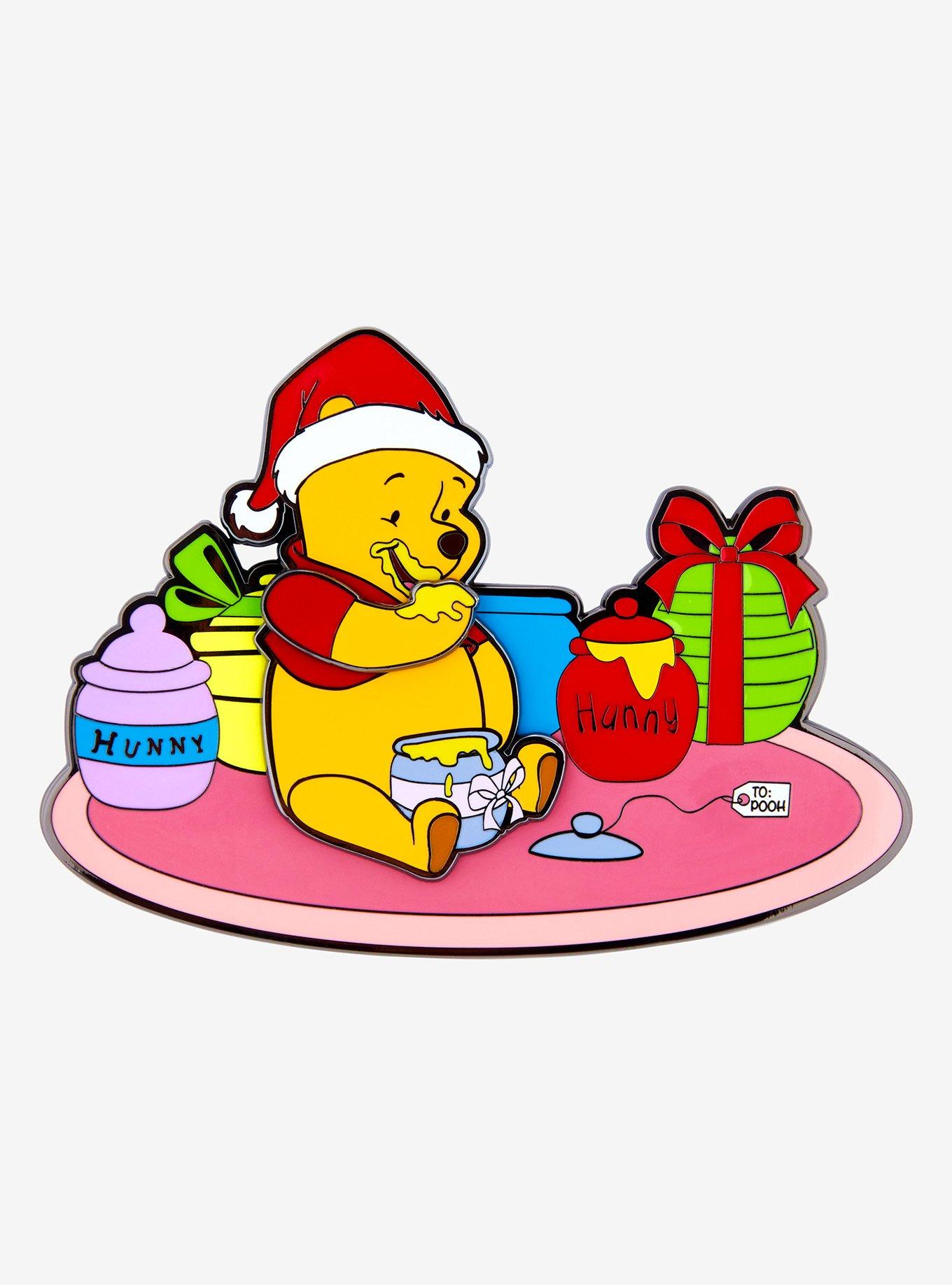 Loungefly Disney Winnie the Pooh Holiday Honey Limited Edition Enamel Pin — BoxLunch Exclusive, , hi-res