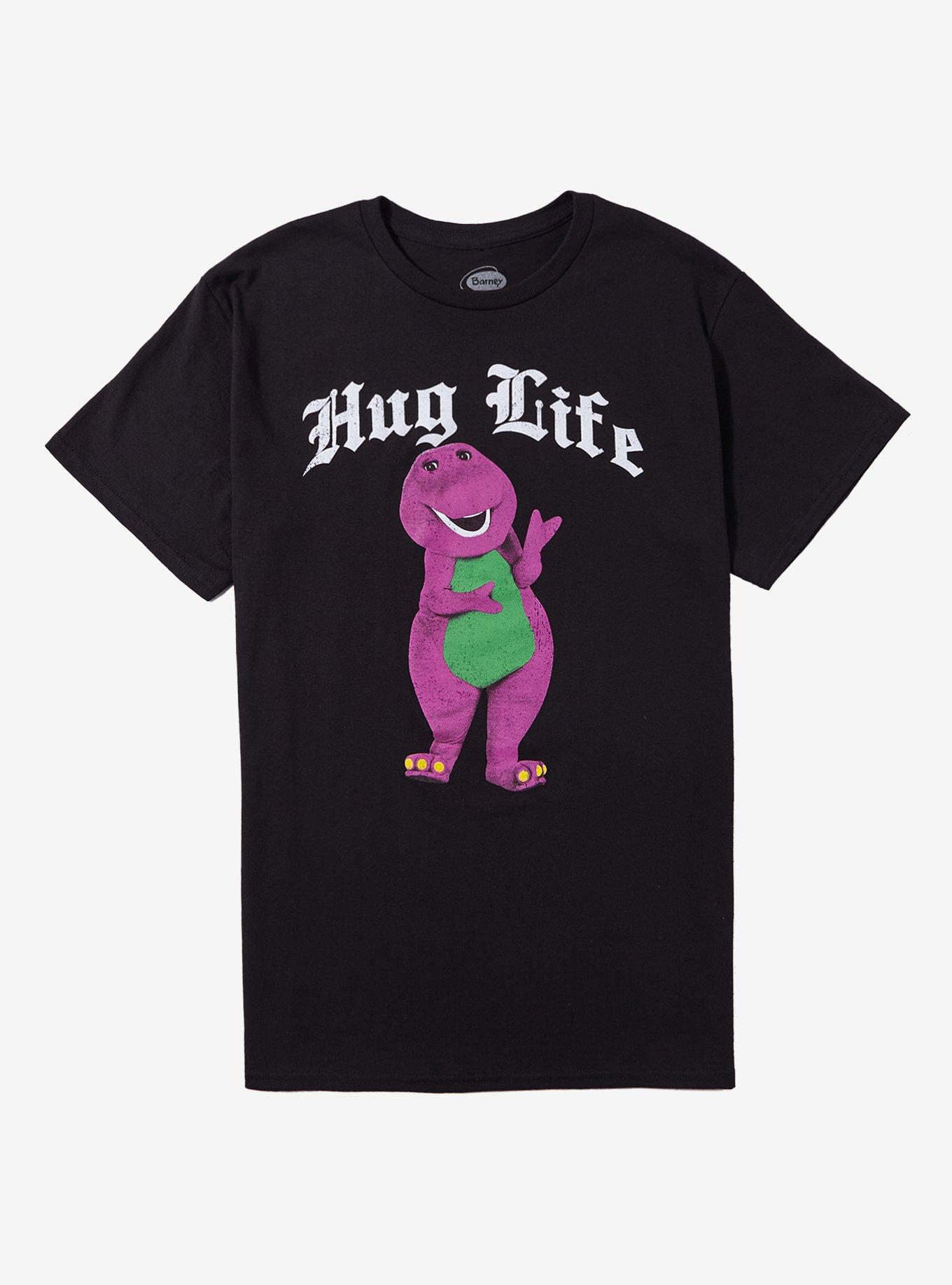 Barney Hug Life T-Shirt, BLACK, hi-res