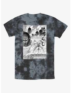 Attack on Titan The Rumbling Poster Tie-Dye T-Shirt, , hi-res