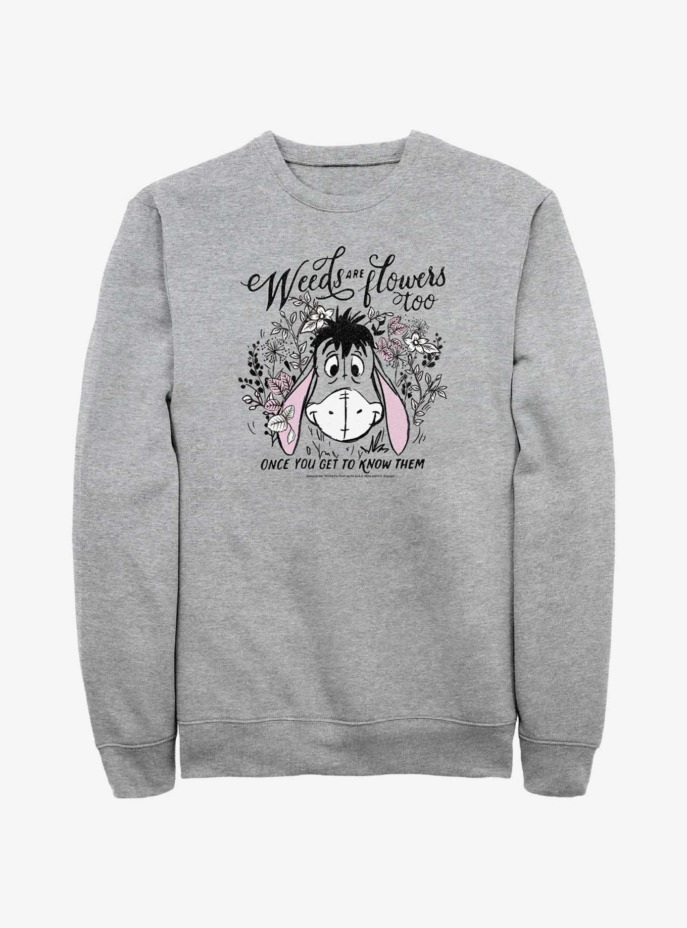 Disney Winnie The Pooh Eeyore Weeds Are Flowers Too Sweatshirt, , hi-res