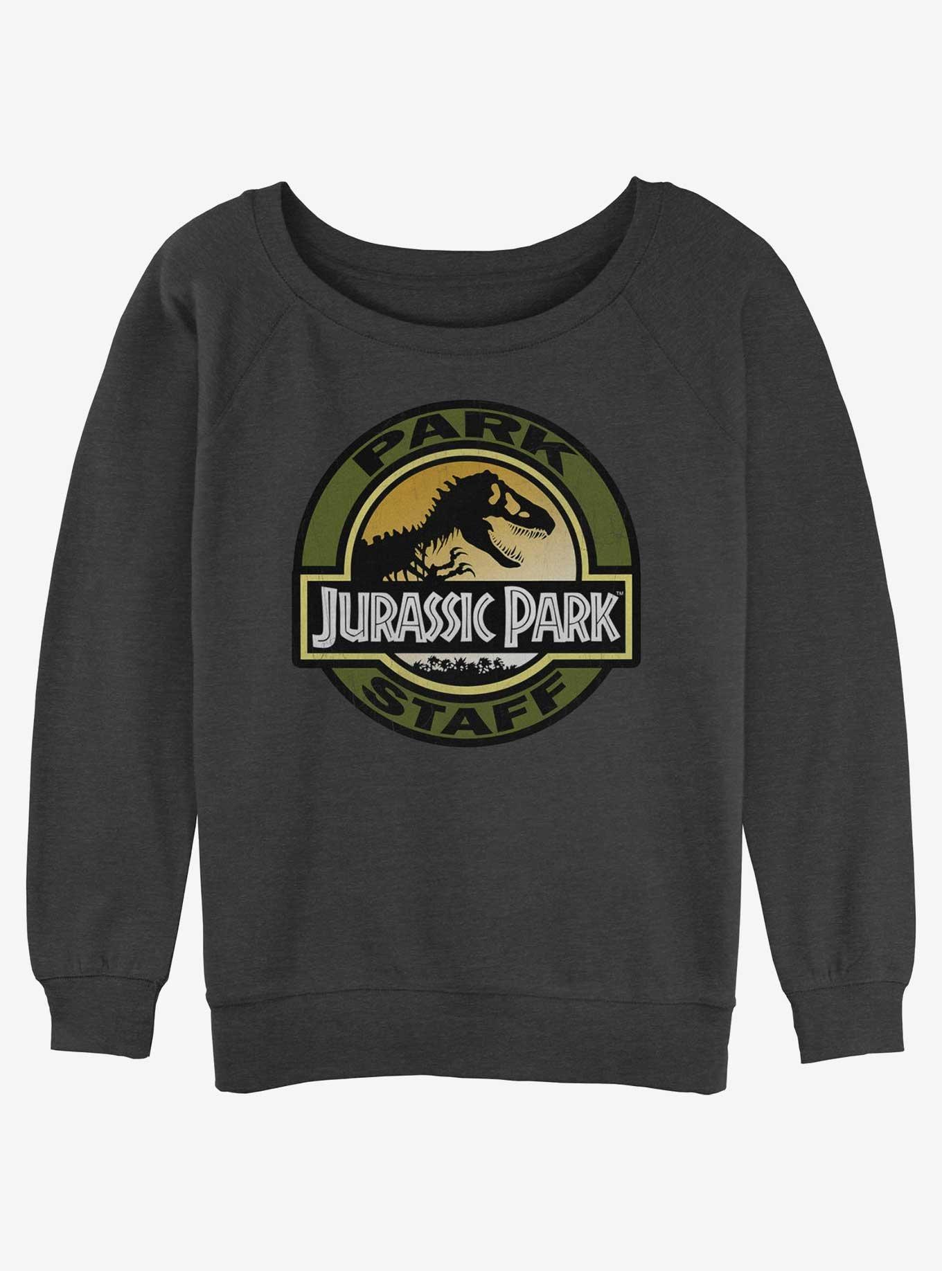 Jurassic Park Staff Girls Slouchy Sweatshirt, , hi-res