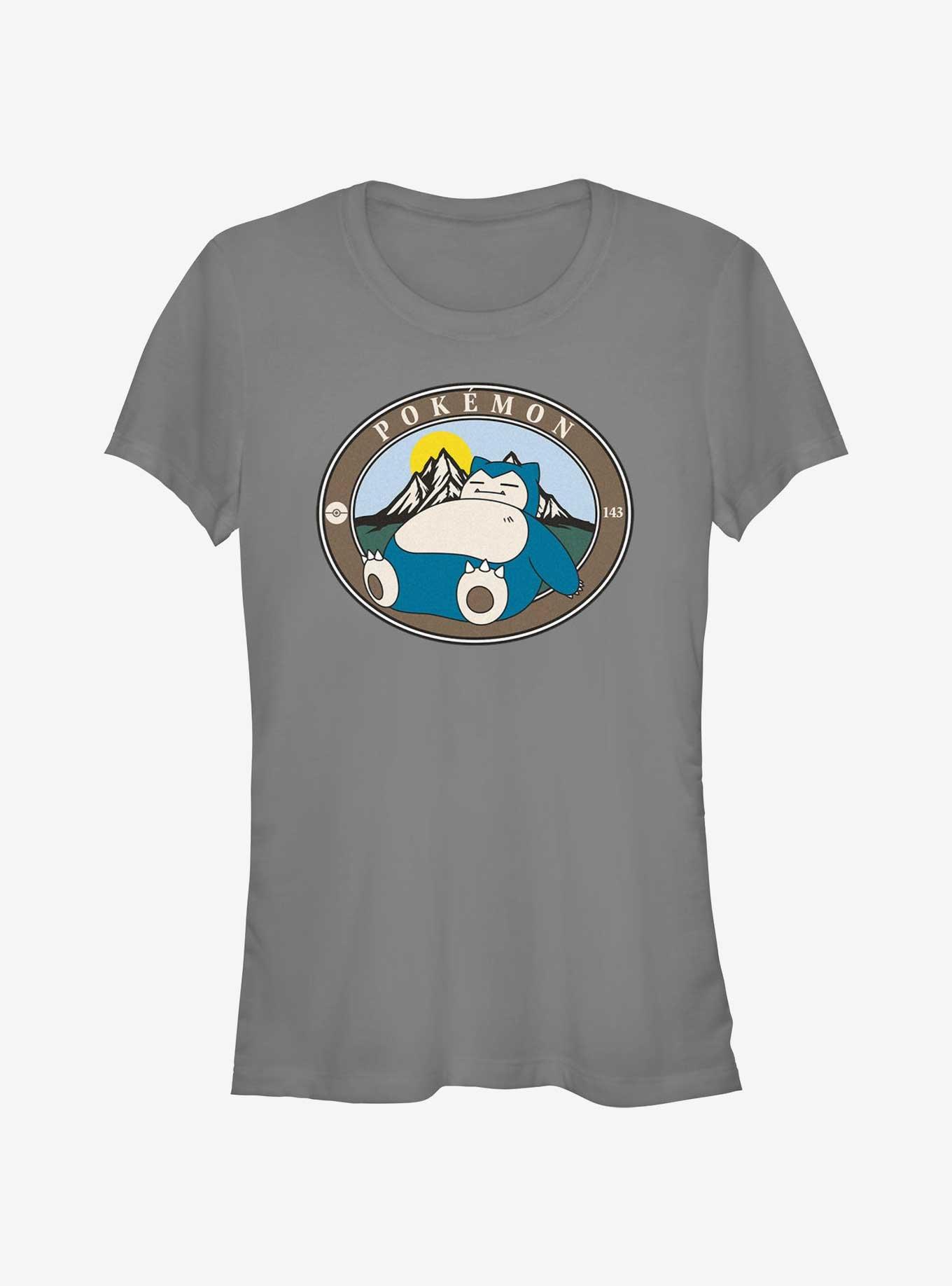 Pokemon Sleepy Snorlax Girls T-Shirt, CHARCOAL, hi-res