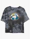 Pokemon Sleepy Snorlax Girls Tie-Dye Crop T-Shirt, BLKCHAR, hi-res