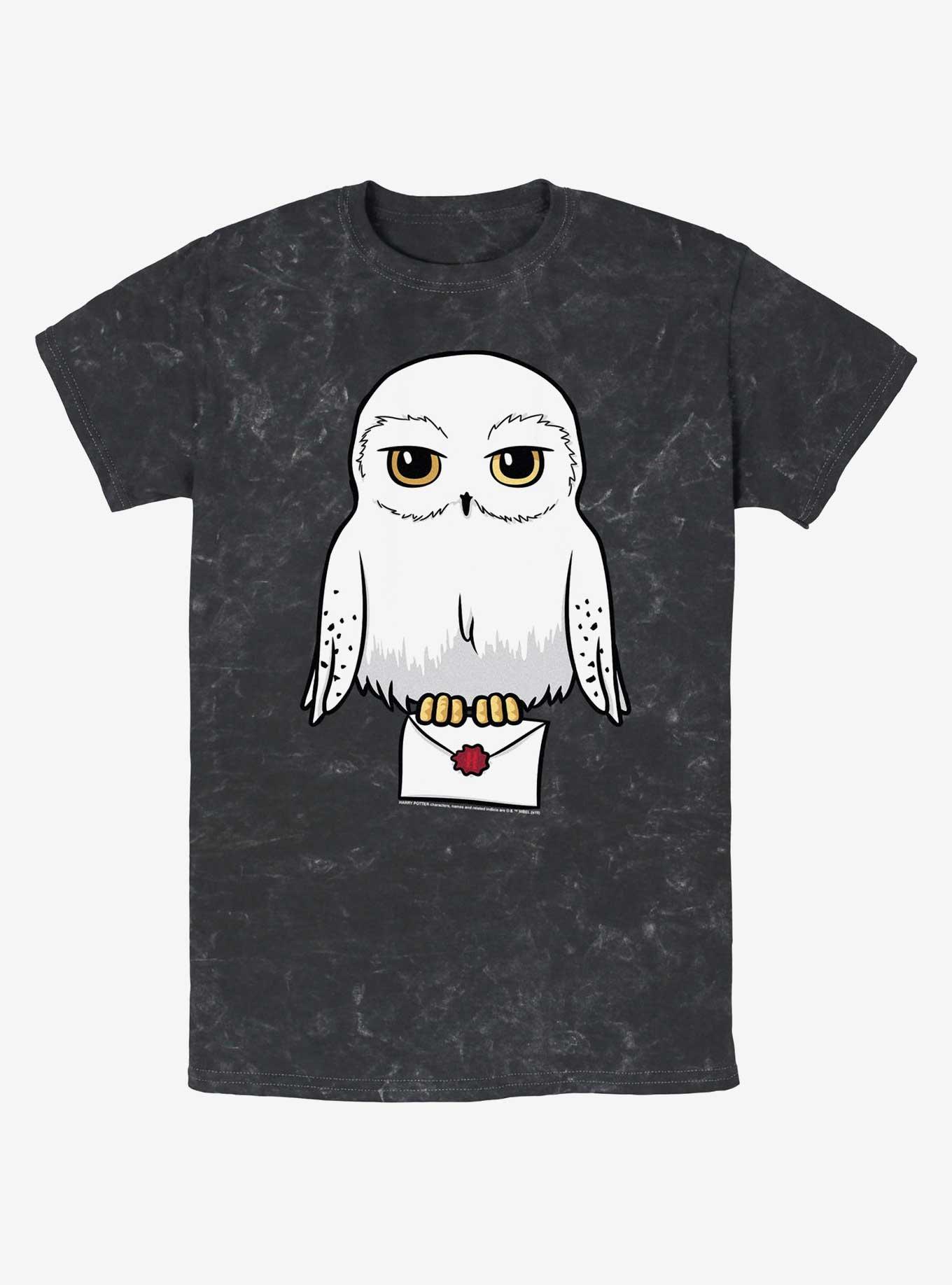 Harry Potter Anime Hedwig Mail Mineral Wash T-Shirt, , hi-res