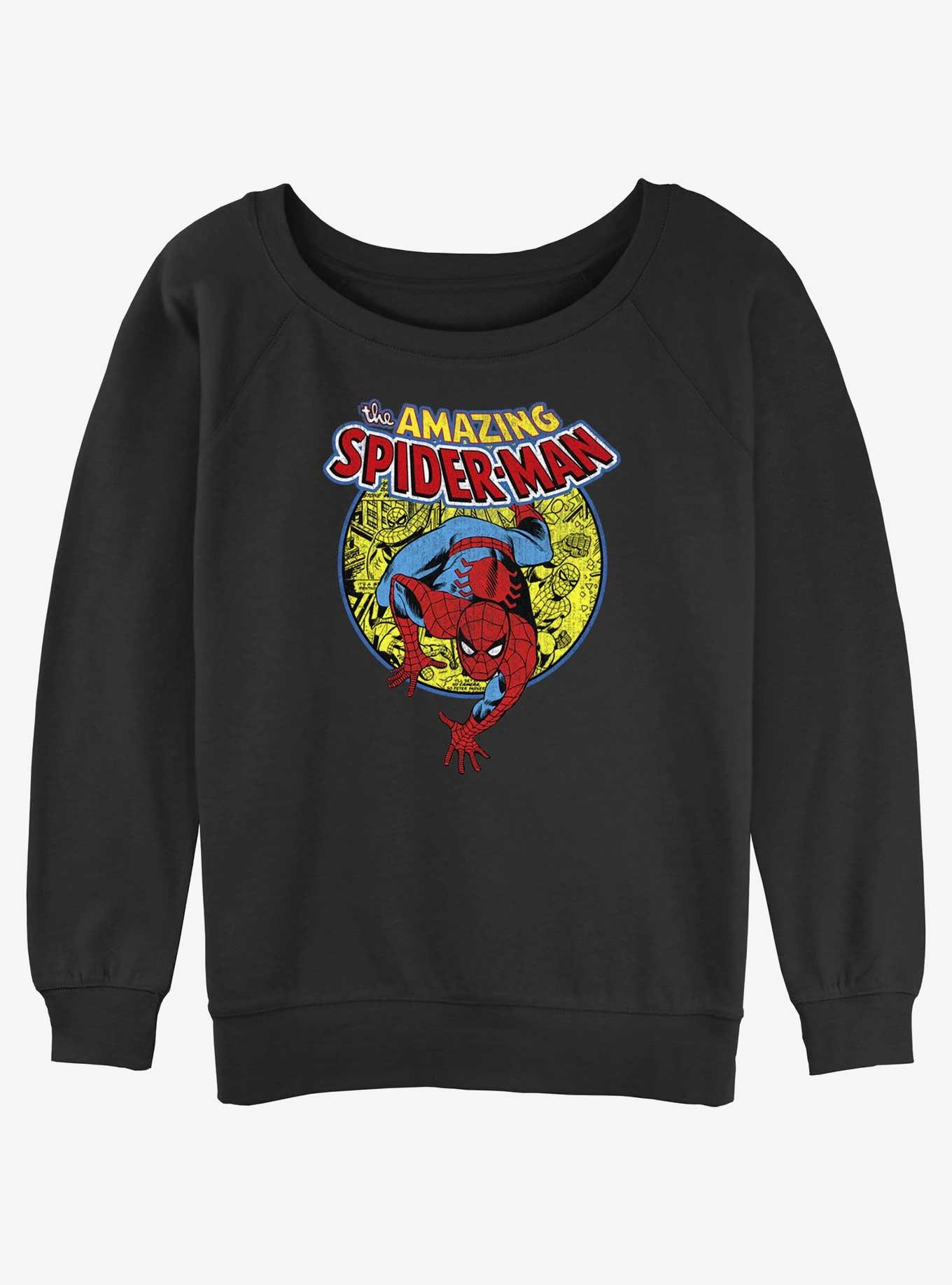 Marvel Spider-Man Urban Hero Girls Slouchy Sweatshirt, , hi-res