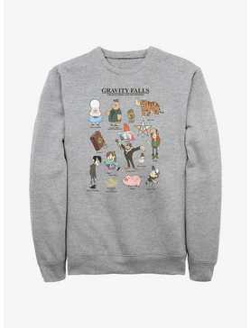 Disney Gravity Falls Characters & Mysteries Sweatshirt, , hi-res