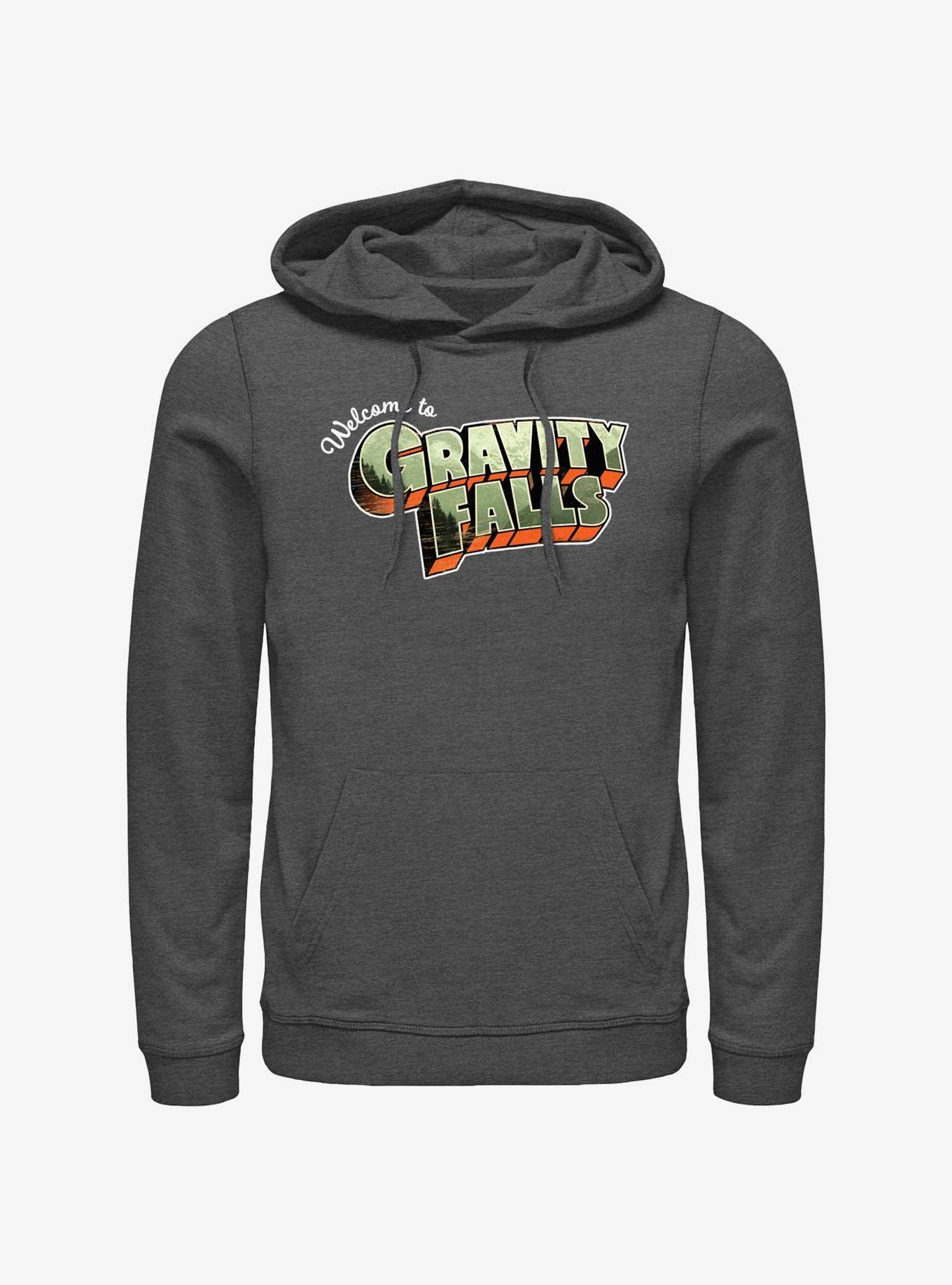 Disney Gravity Falls Welcome Destination Hoodie, CHAR HTR, hi-res