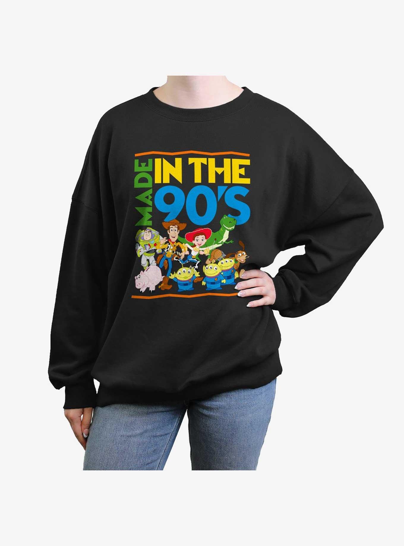 Disney Pixar Toy Story Got It Made Girls Oversized Sweatshirt, BLACK, hi-res