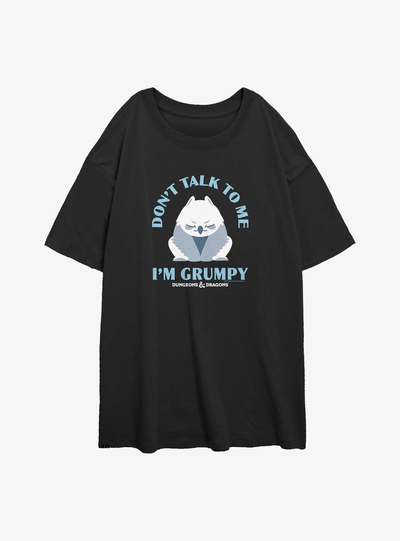 Dungeons & Dragons Grumpy Owlbear Girls Oversized T-Shirt, , hi-res