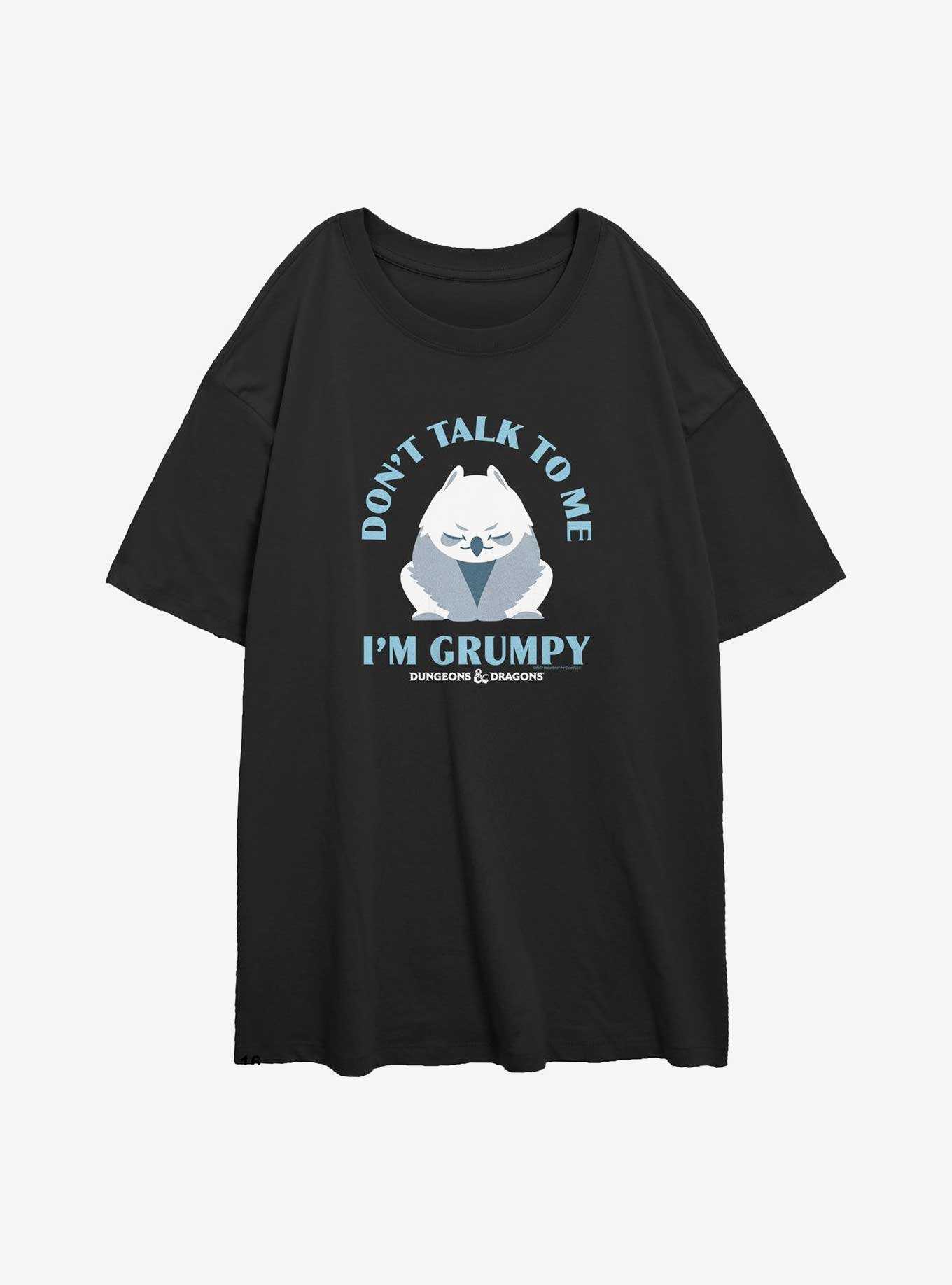 Dungeons & Dragons Grumpy Owlbear Girls Oversized T-Shirt, , hi-res