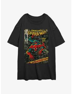 Marvel Spider-Man Spidey Frontcover Girls Oversized T-Shirt, , hi-res