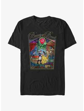 Disney Beauty and the Beast Stained Glass Story T-Shirt, , hi-res