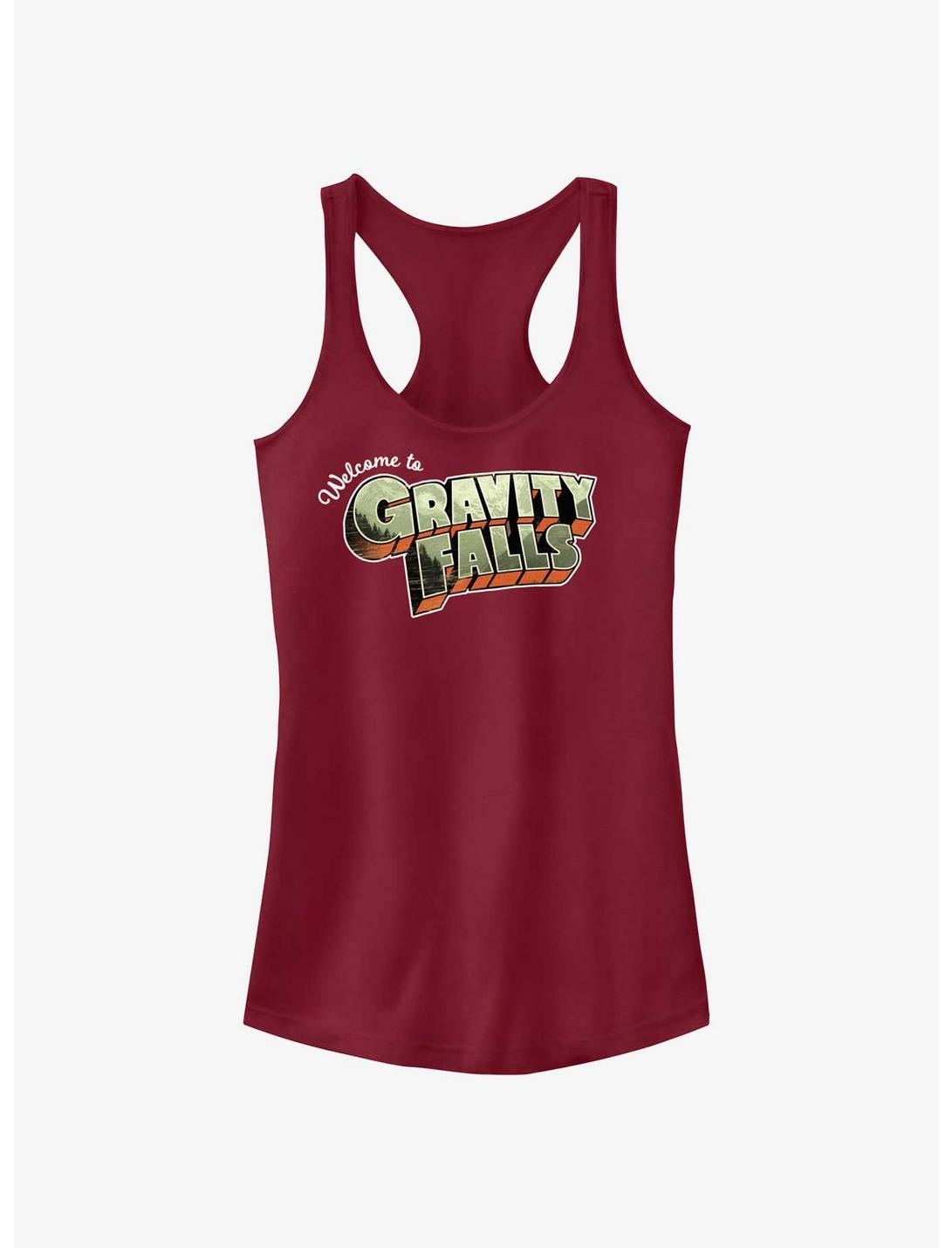 Disney Gravity Falls Welcome Destination Girls Tank, SCARLET, hi-res