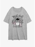 Disney Winnie The Pooh Eeyore Weeds Are Flowers Too Girls Oversized T-Shirt, ATH HTR, hi-res