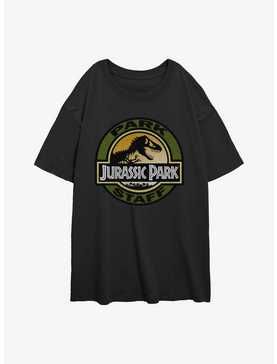Jurassic Park Staff Girls Oversized T-Shirt, , hi-res