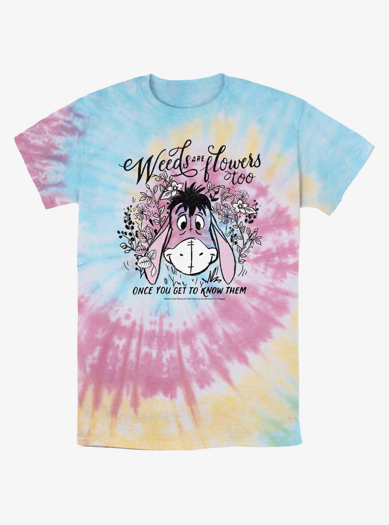 Disney Winnie The Pooh Eeyore Weeds Are Flowers Too Tie-Dye T-Shirt, , hi-res