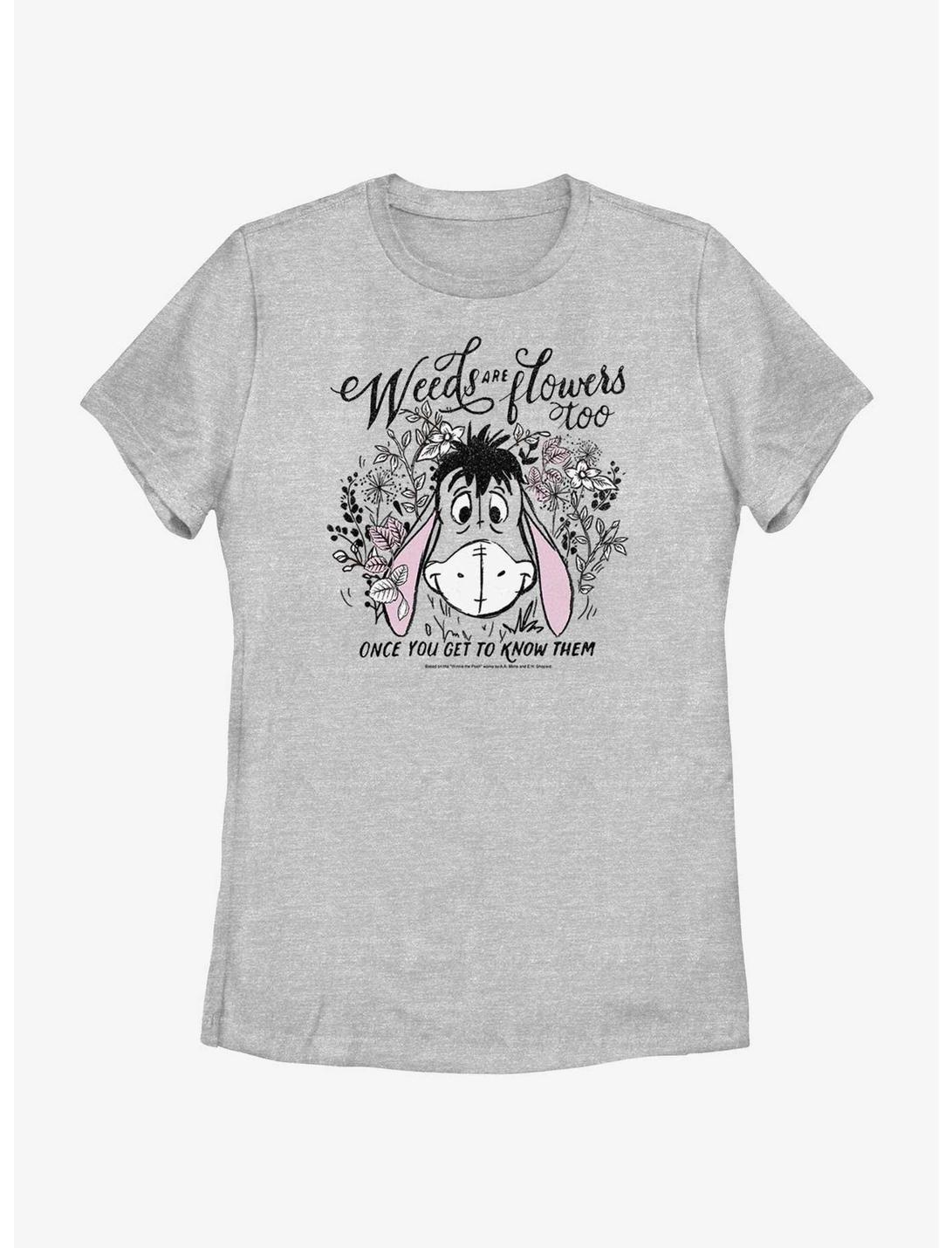 Disney Winnie The Pooh Eeyore Weeds Are Flowers Too Womens T-Shirt, ATH HTR, hi-res