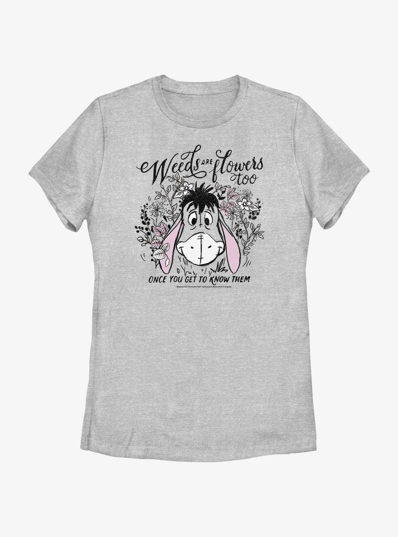 Disney Winnie The Pooh Eeyore Weeds Are Flowers Too Womens TShirt
