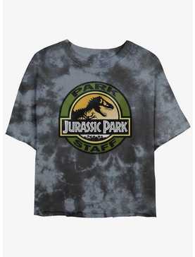 Jurassic Park Park Staff Womens Tie-Dye Crop T-Shirt, , hi-res