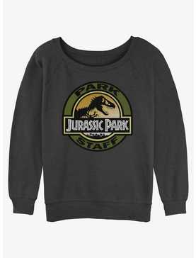 Jurassic Park Park Staff Womens Slouchy Sweatshirt, , hi-res