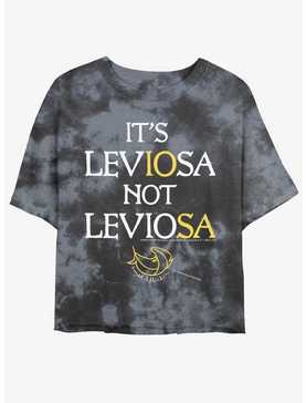 Harry Potter Leviosa Womens Tie-Dye Crop T-Shirt, , hi-res