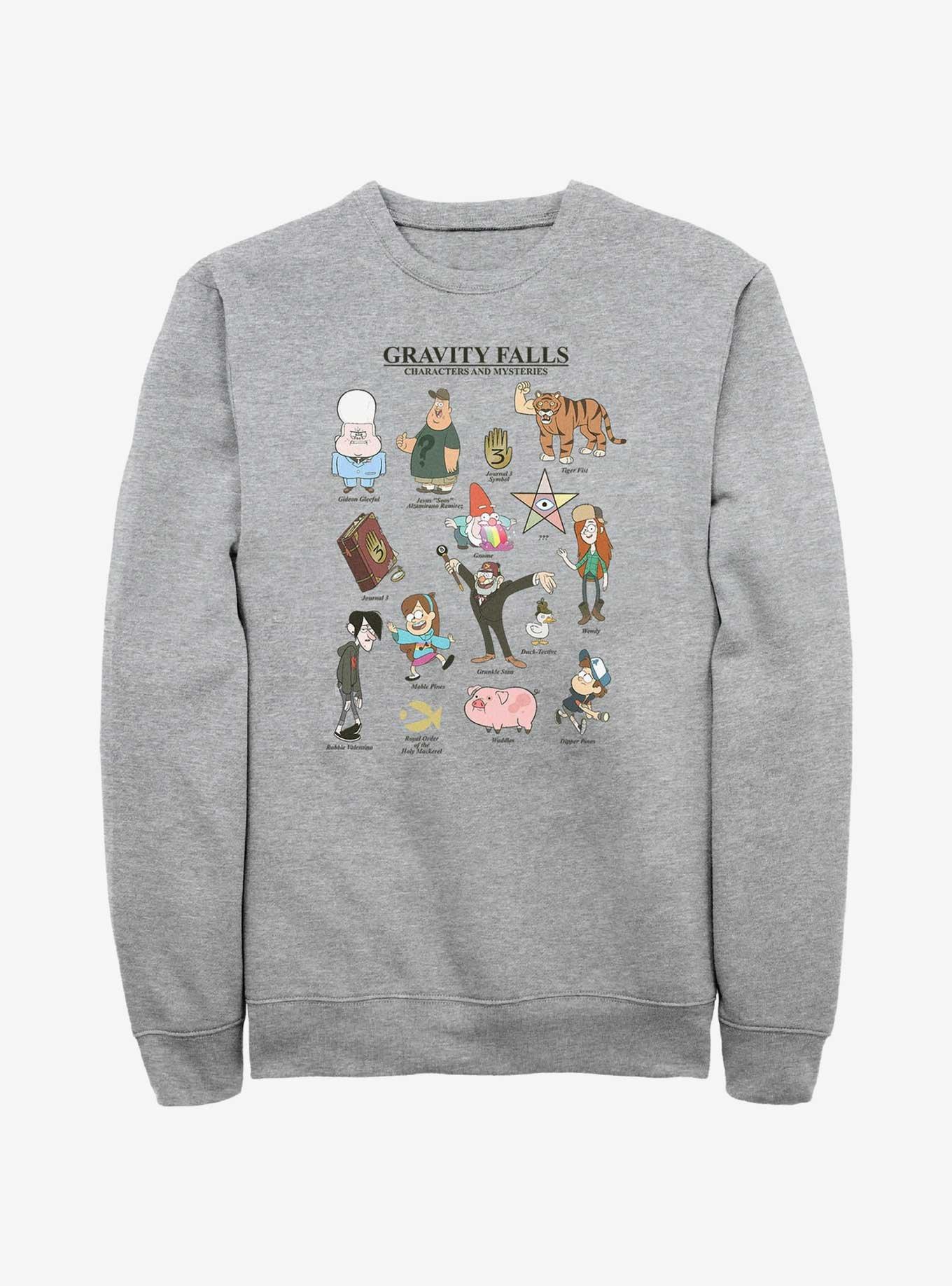 Disney Gravity Falls Characters & Mysteries Sweatshirt, , hi-res