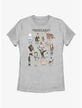 Disney Gravity Falls Characters & Mysteries Womens T-Shirt, ATH HTR, hi-res