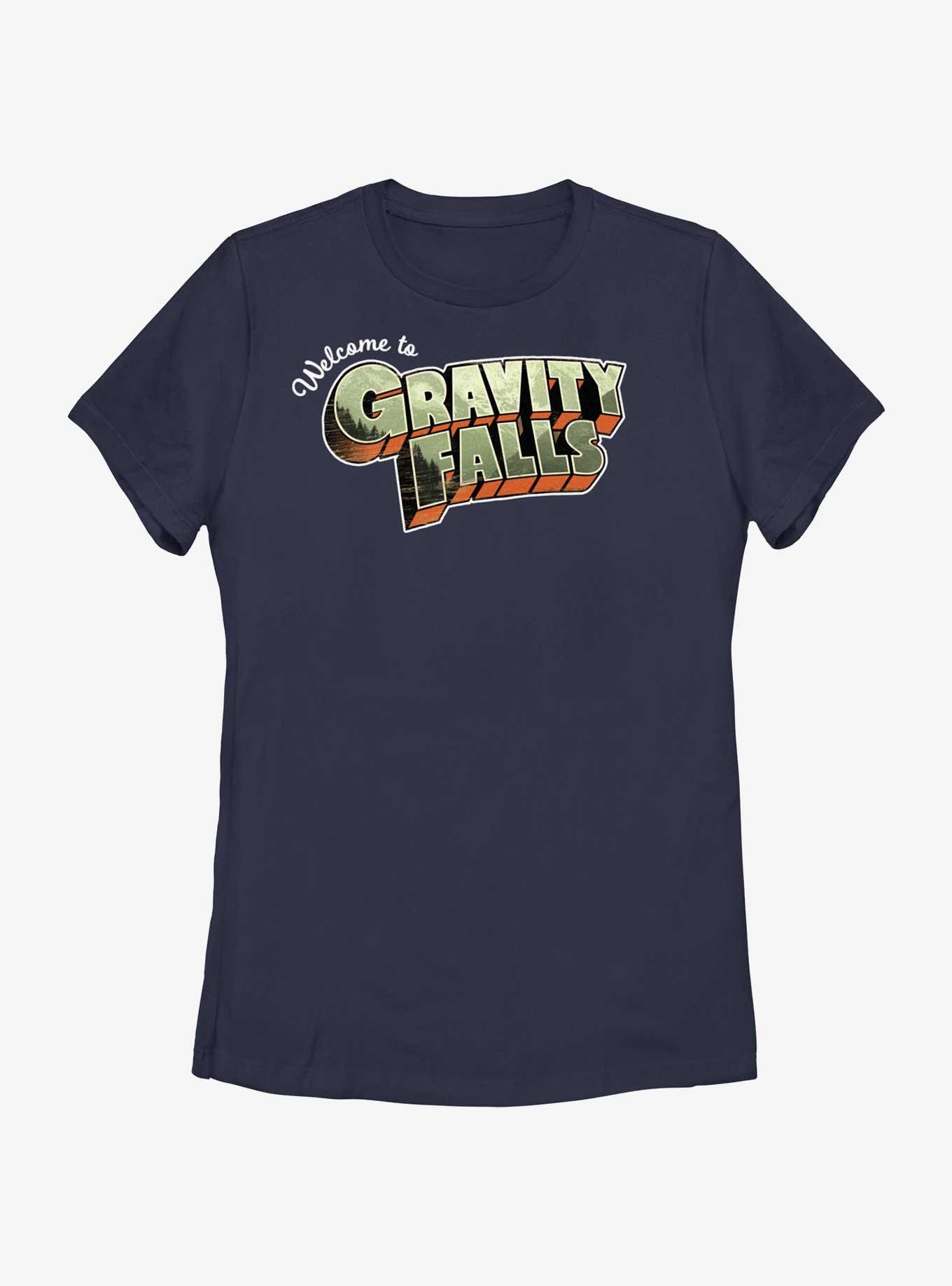 Disney Gravity Falls Welcome Destination Womens T-Shirt