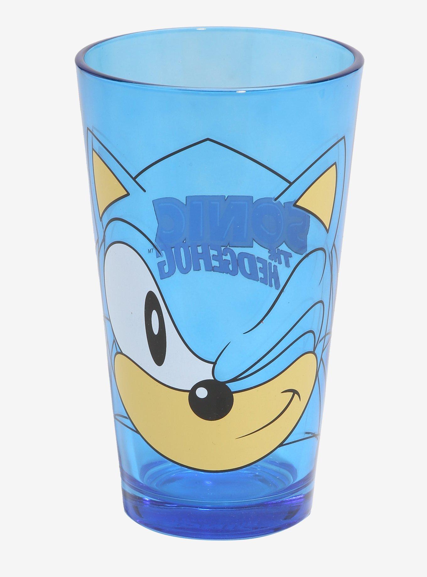 Sonic The Hedgehog Face Pint Glass, , hi-res