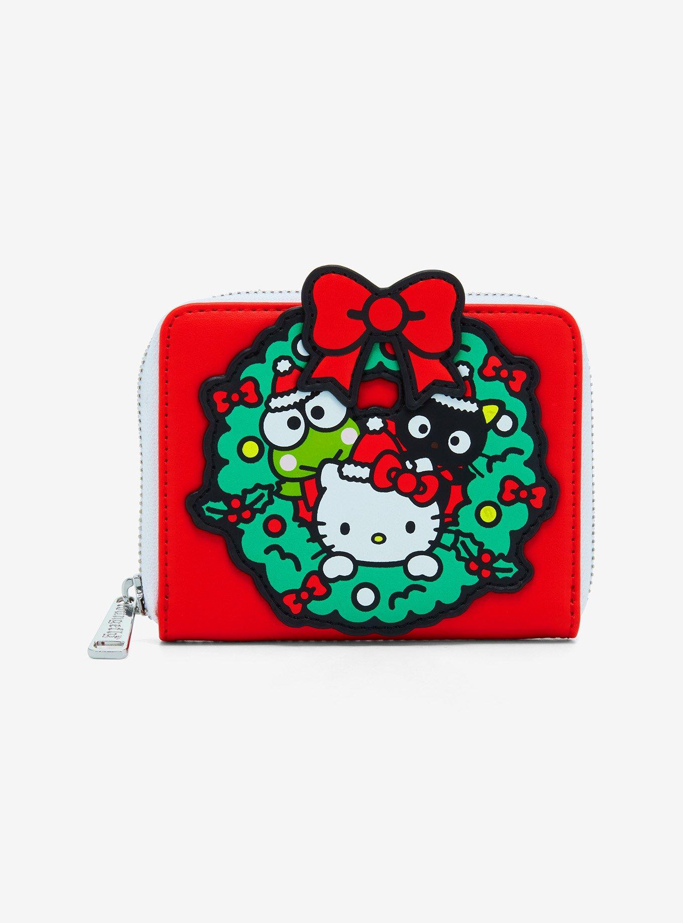 Loungefly Hello Kitty & Friends Wreath Small Zipper Wallet, , hi-res