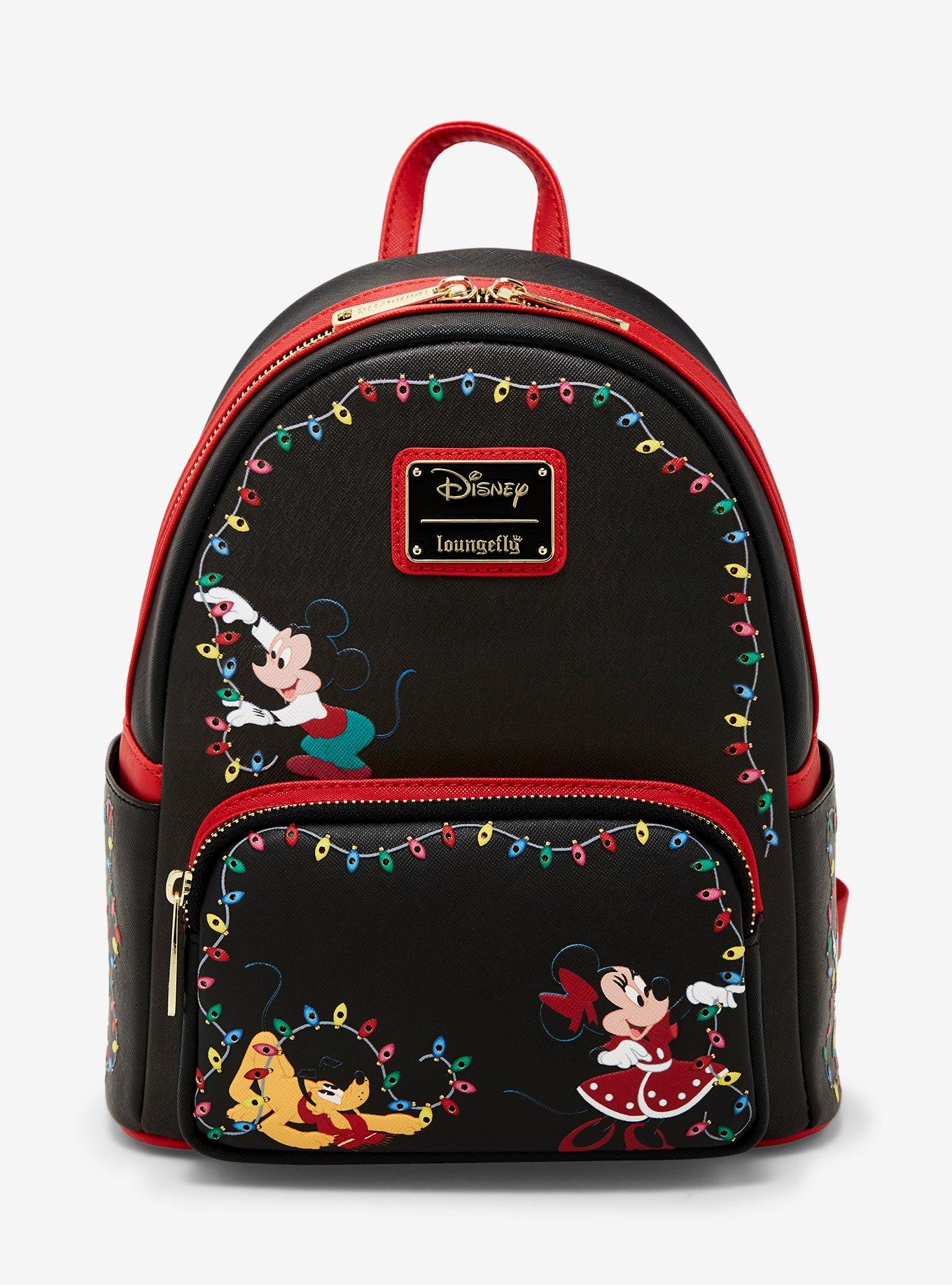 Loungefly Disney Trio Christmas Lights Light-Up Mini Backpack, , hi-res