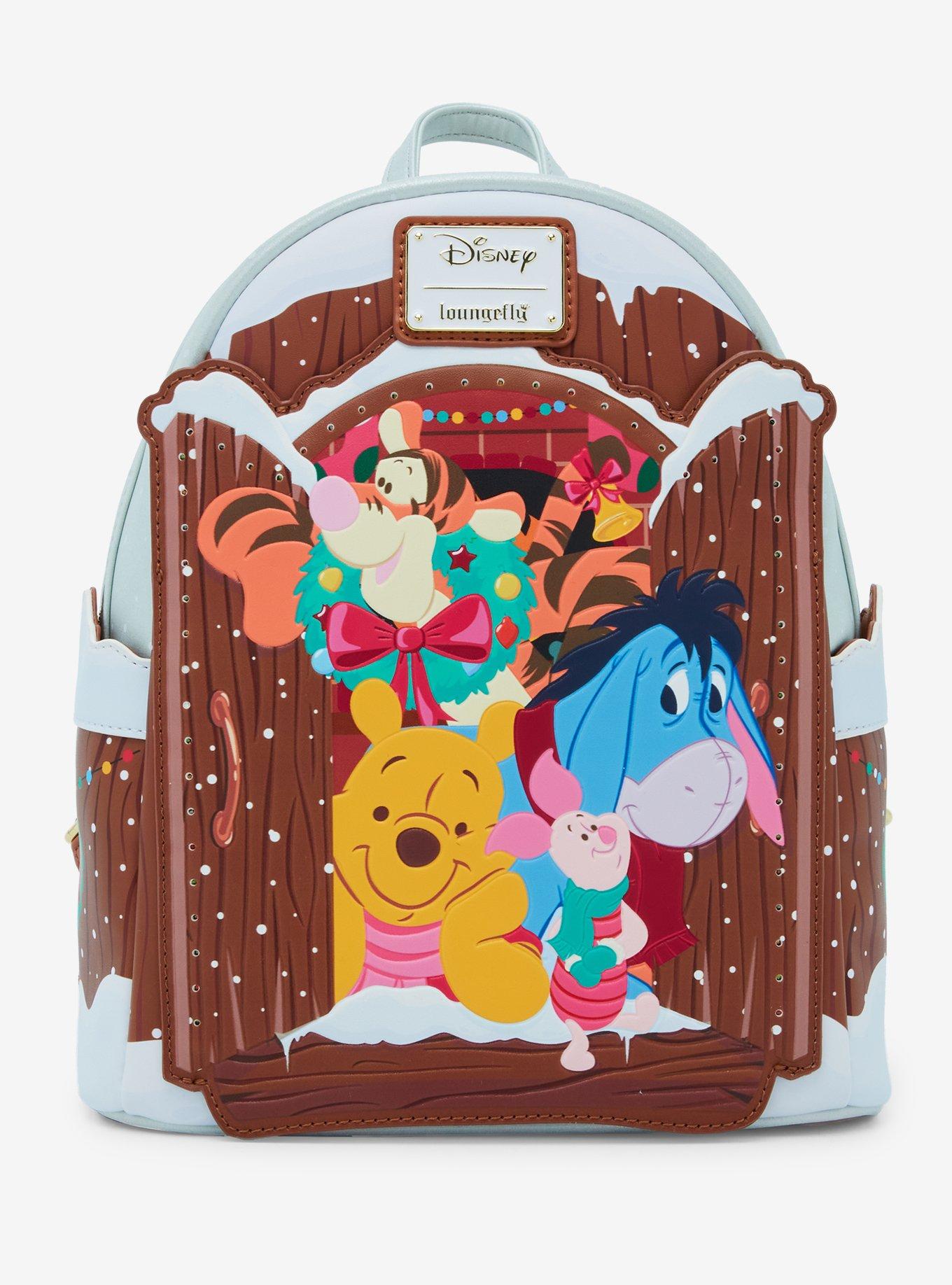 Loungefly Disney Winnie The Pooh Snow Cabin Figural Light-Up Mini Backpack, , hi-res