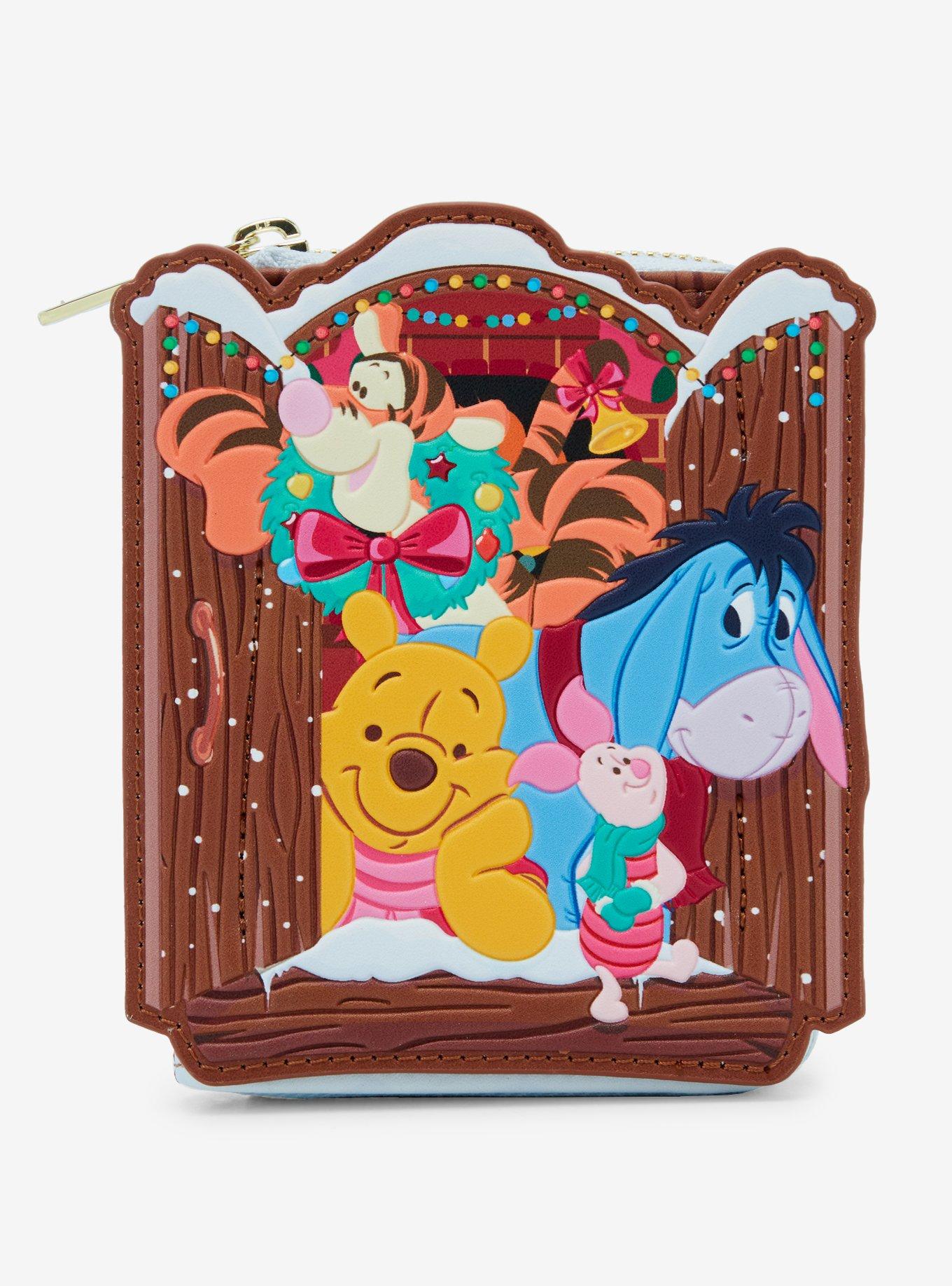 Loungefly Disney Winnie The Pooh Snow Cabin Light-Up Small Zipper Wallet, , hi-res