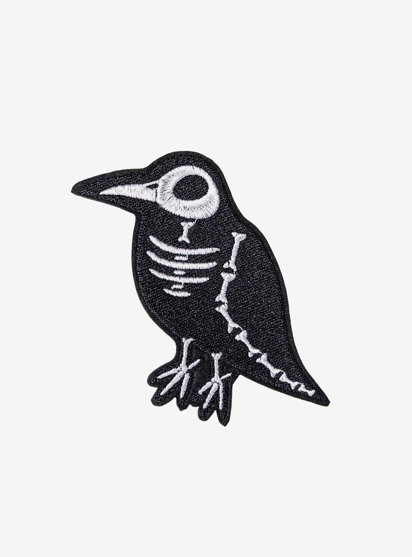 Skeleton Crow Patch | Hot Topic