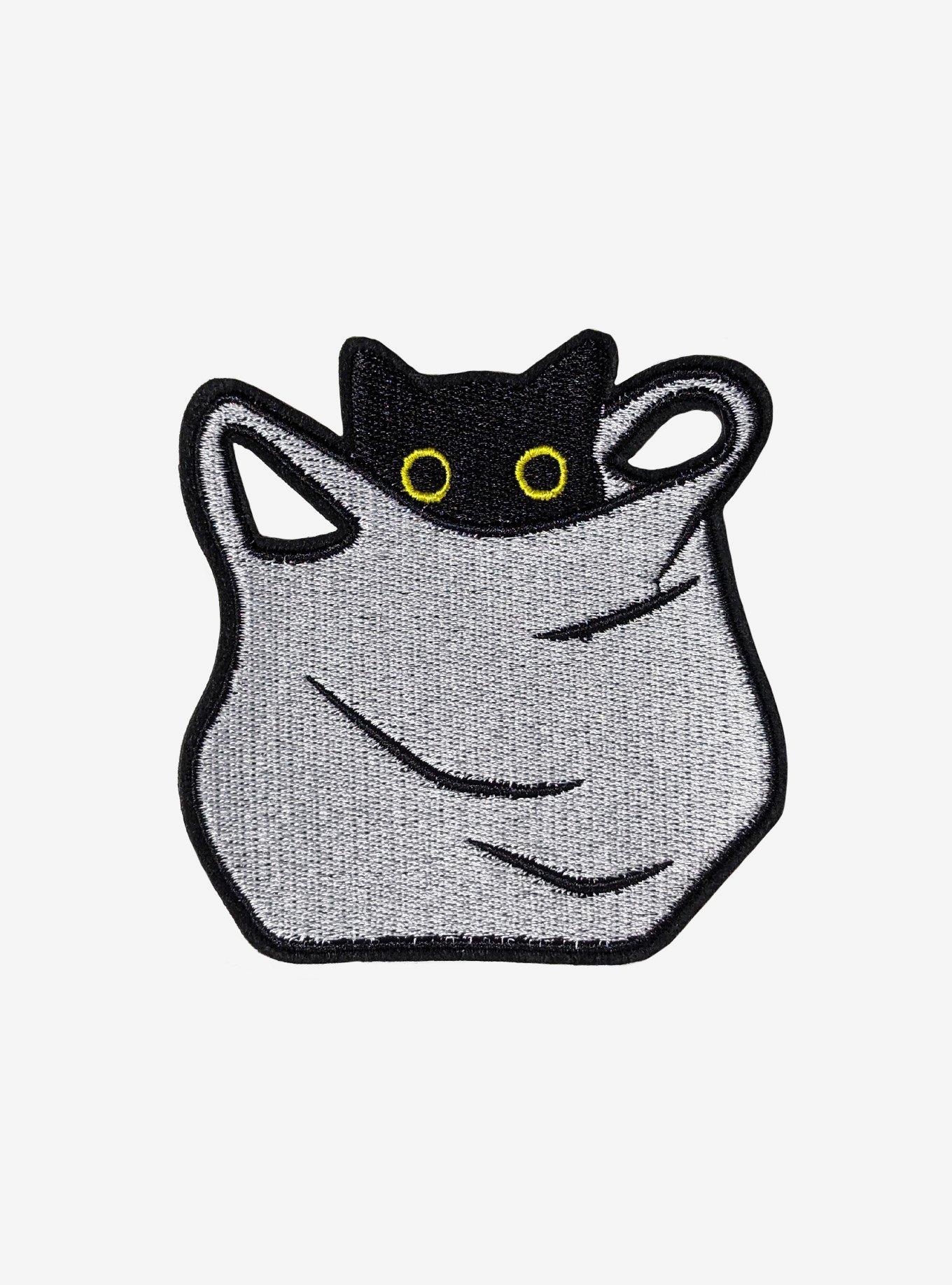 Black Cat In Bag Patch | Hot Topic