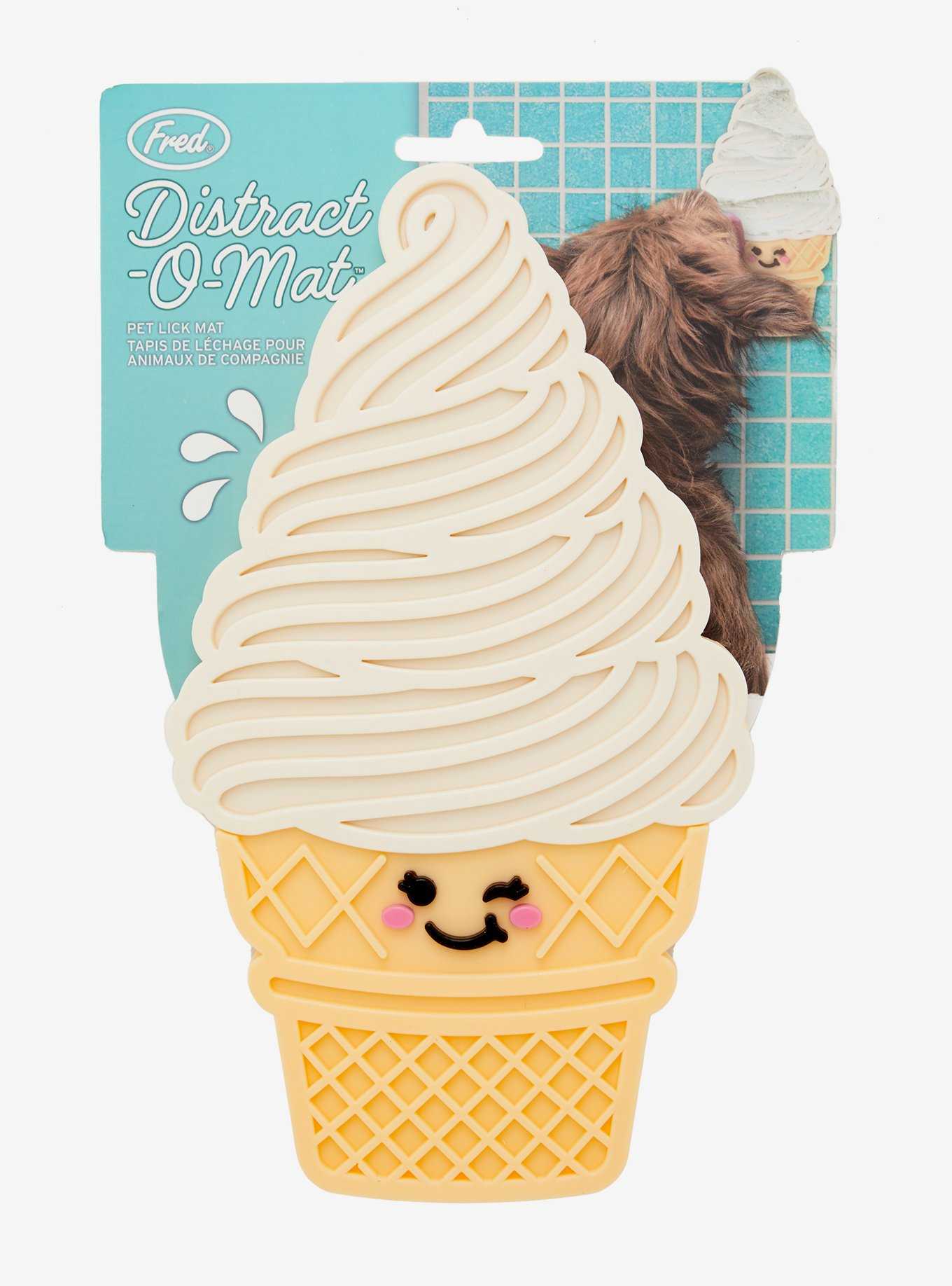 Fred Distract-o-Mat Ice Cream Cone Pet Lick Mat, , hi-res