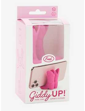 Fred Giddy Up! Pink Cowboy Boots Phone Stand, , hi-res