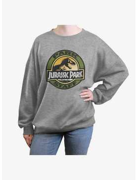 Jurassic Park Park Staff Womens Oversized Sweatshirt, , hi-res