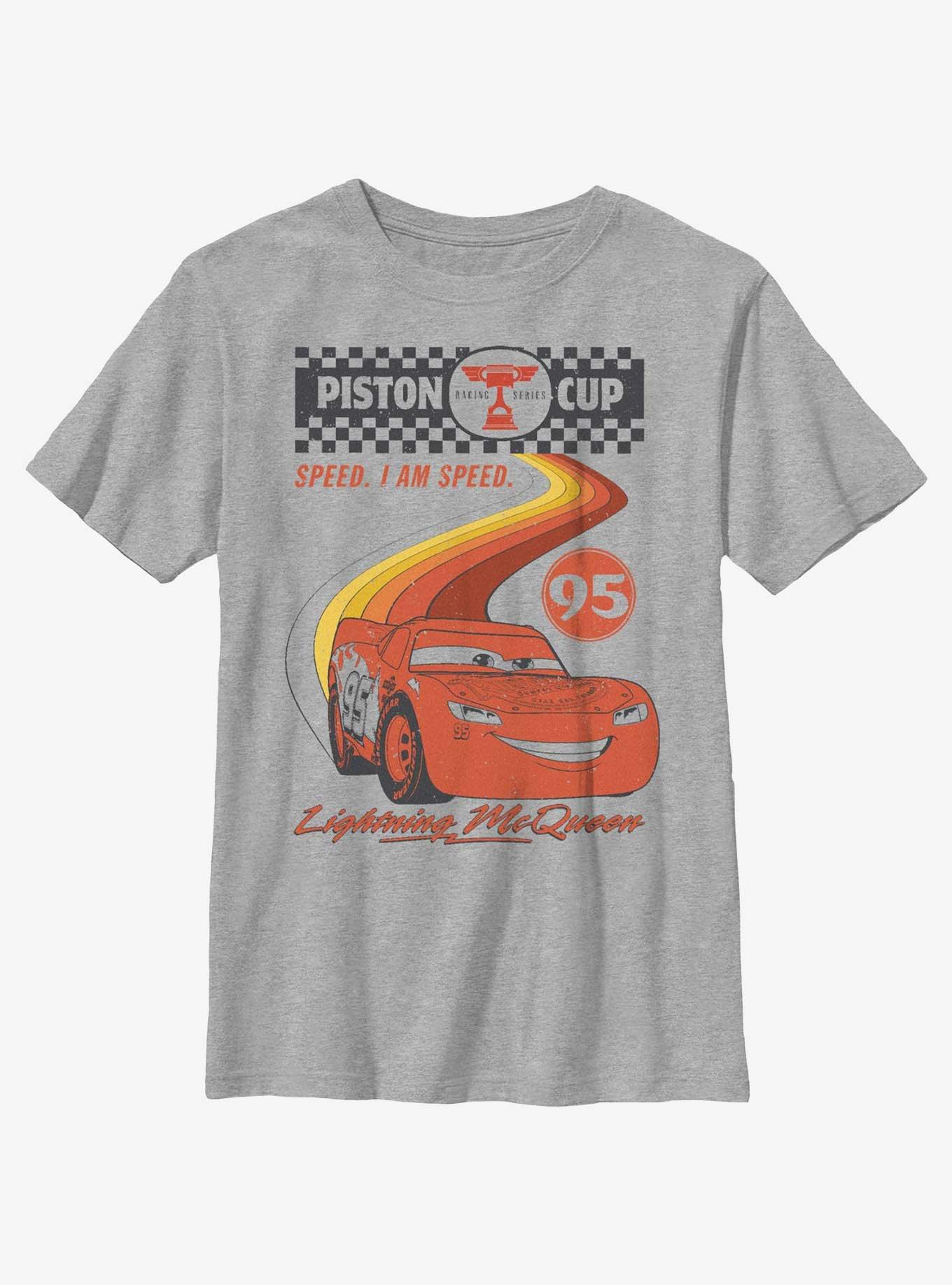 Disney Pixar Cars Retro McQueen Speedway Youth T-Shirt