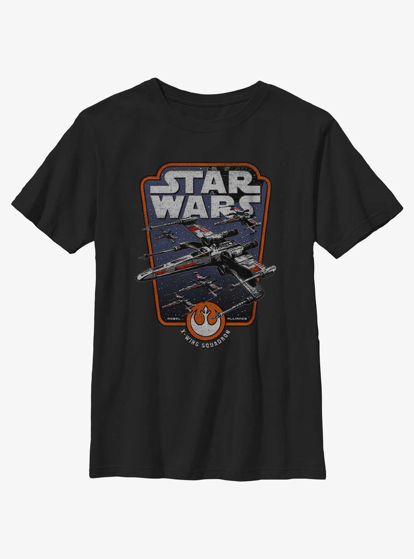 Star Wars Red Squadron Youth T-Shirt, BLACK, hi-res