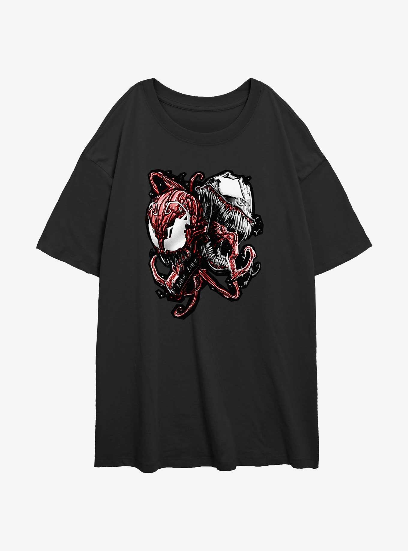 Marvel Spider-Man Poison Womens Oversized T-Shirt