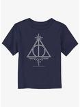 Harry Potter Deathly Hallows Symbol Toddler T-Shirt, NAVY, hi-res