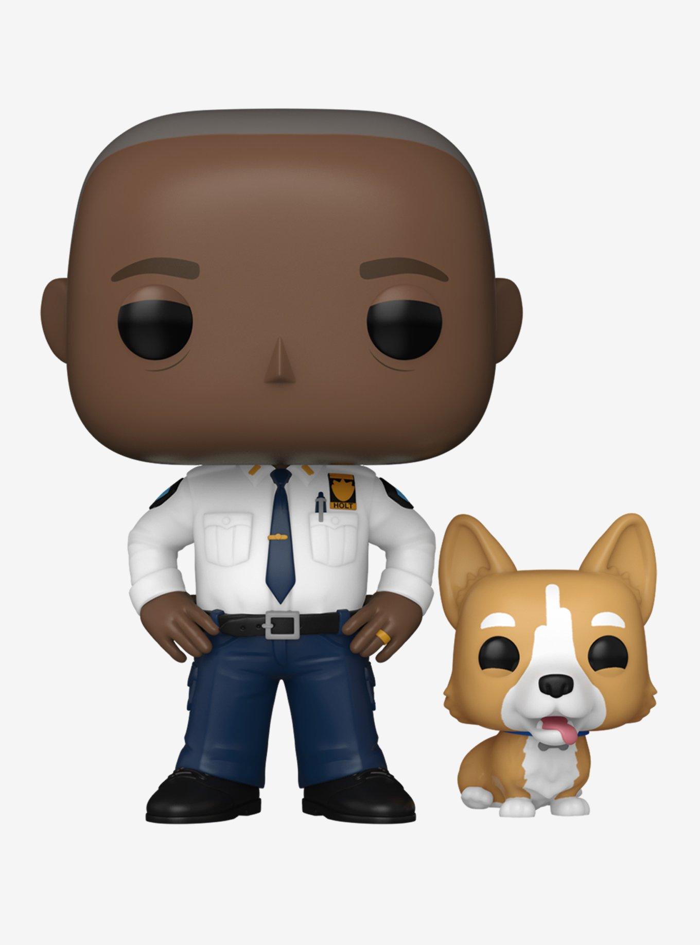 Funko Pop! Television Brooklyn Nine-Nine Captain Ray Holt with Cheddar Vinyl Figure, , hi-res