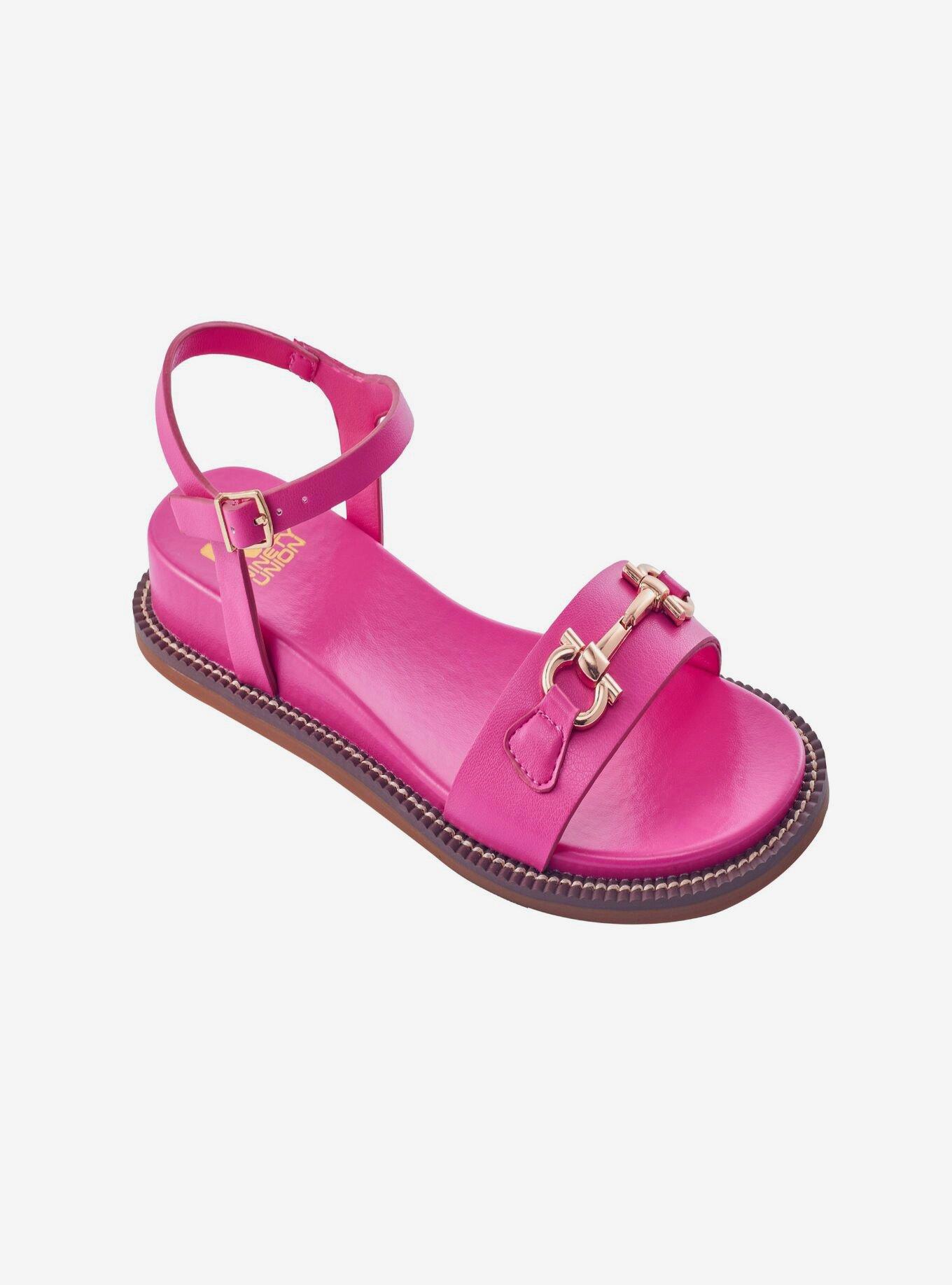 Madison Demi Wedge Sandal Fuchsia, , hi-res