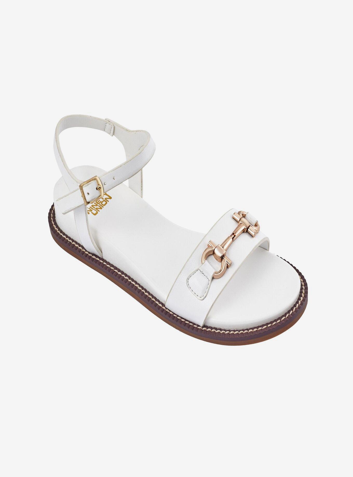 Madison Demi Wedge Sandal White