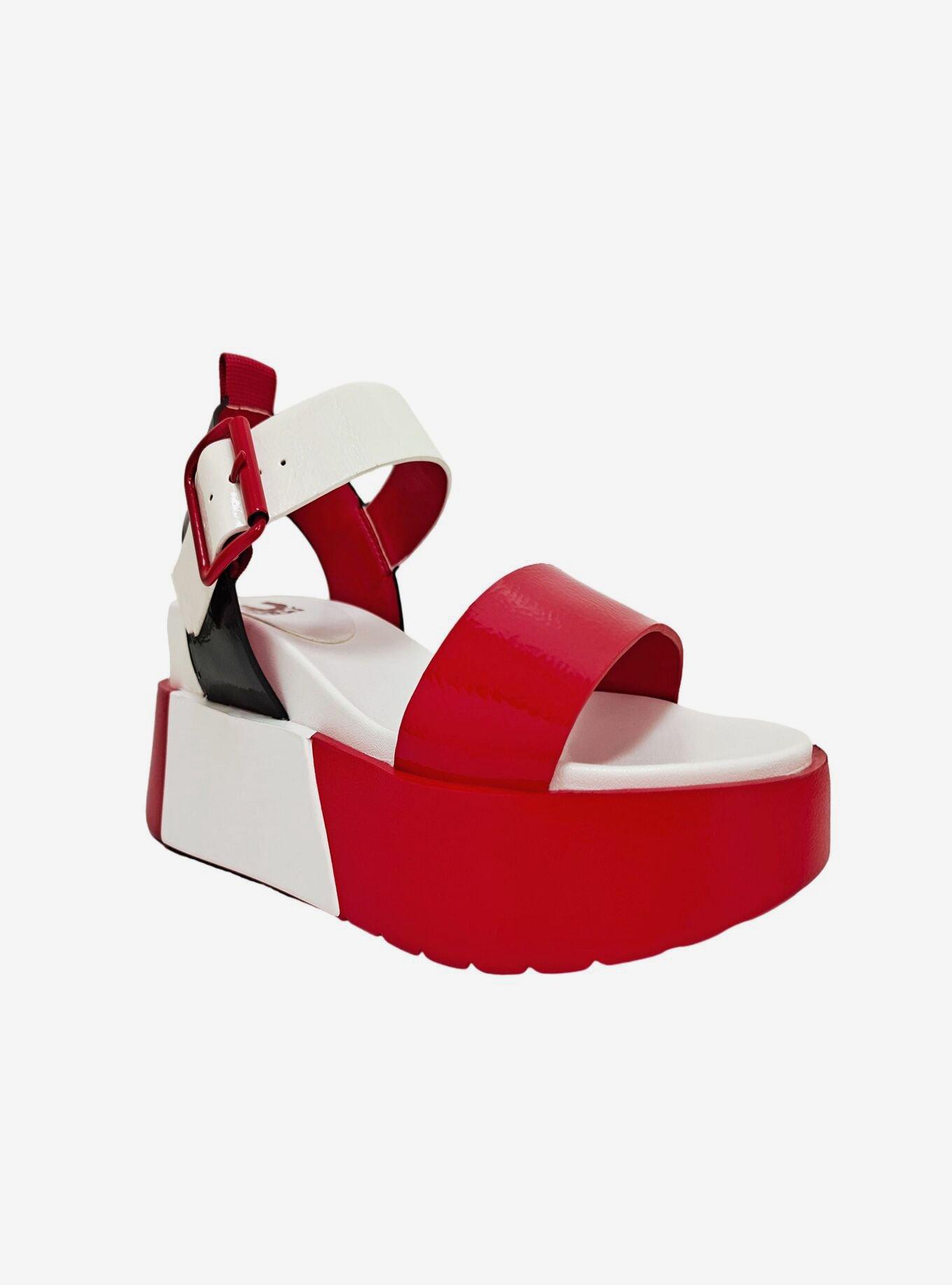 Wonder Sport Wedge Sandal Red, , hi-res
